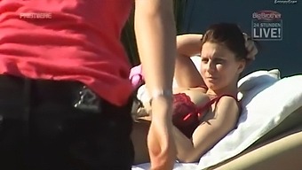Bettie Ballhaus Enjoys A Swim And Shower (March 21, 2009)