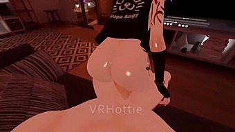 Βυθισμένη Εμπειρία Vrchat Με Pov Πέος Που Τρίβει Και Χορεύει Στον Κόλπο