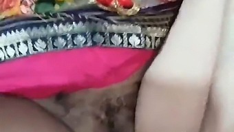 Outdoor Urination Of An Indian Village Housewife
