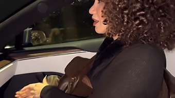 Young Wife Wants To Have Sex And Her Husband, A Cuckold, Brings A Stranger For Her In The Car.